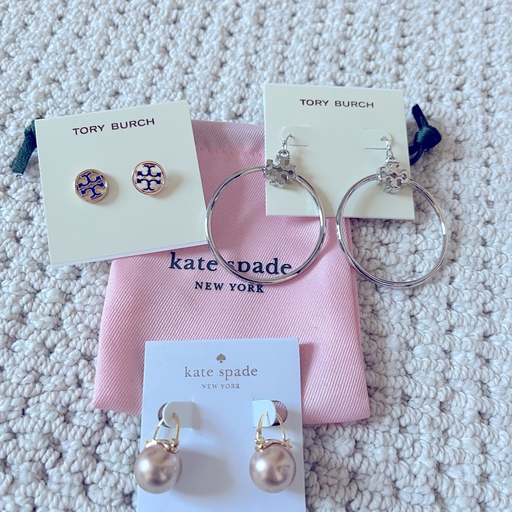 🔥Tory Burch and Kate spade earrings